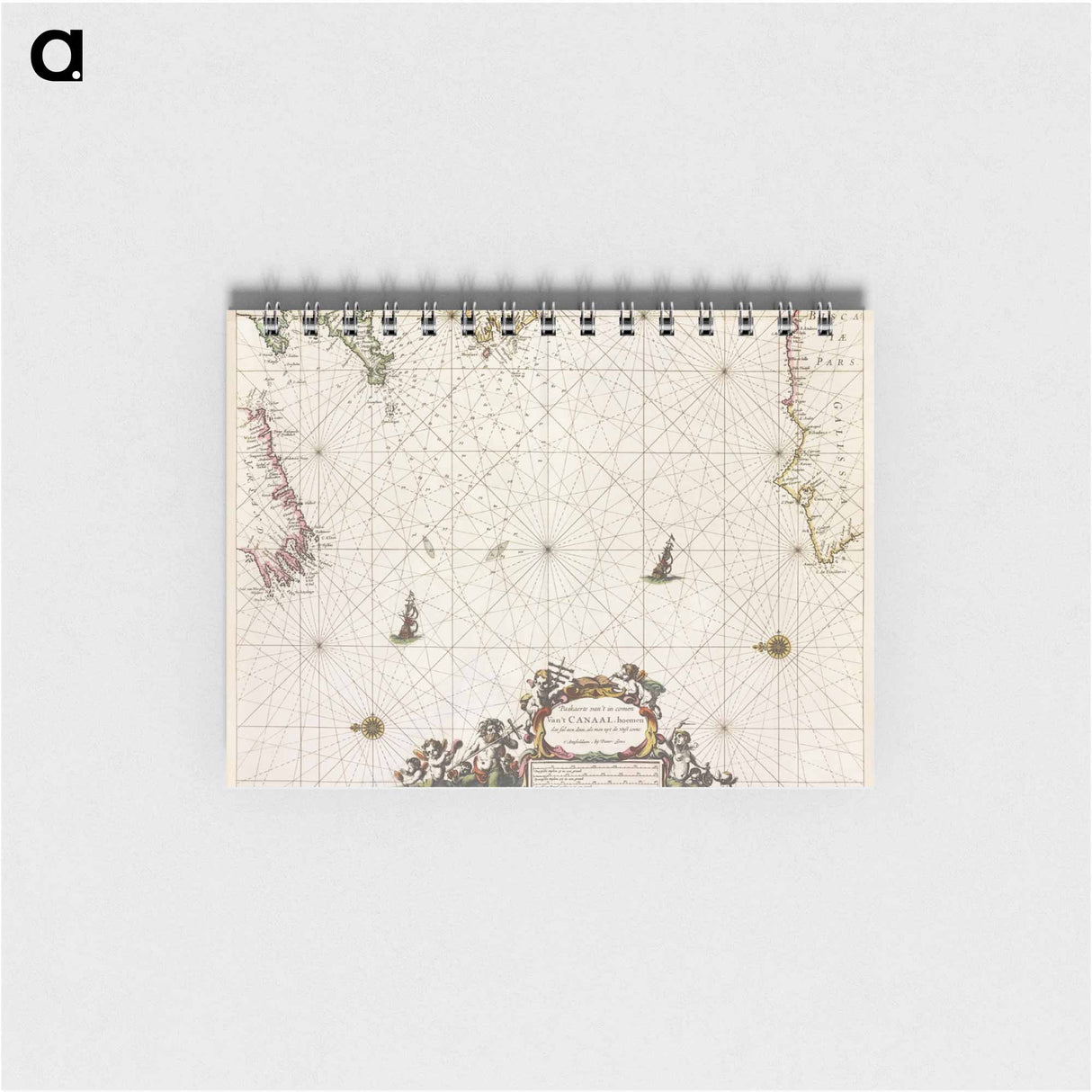 Paskaert van't in comen van't Canaal - アンティーク地図 Memo.