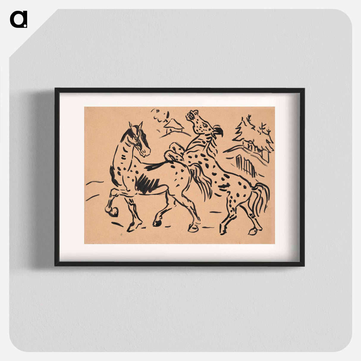 Horses - アーノルド ピーター ワイズ クビンチャン Poster.