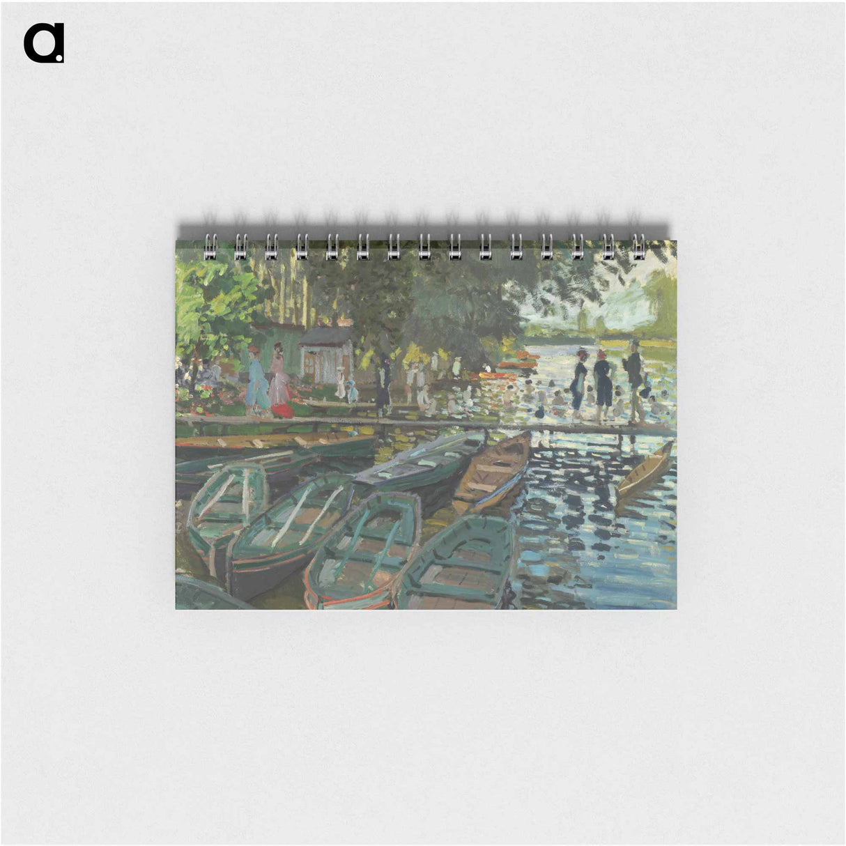 アートメモ帳-Bathers at La Grenouillère - クロード モネ Memo.