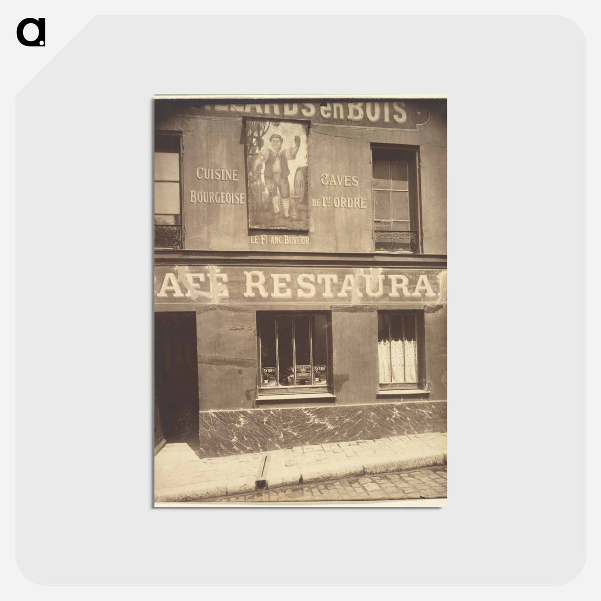 アートポストカード-Montmartre, au Franc-Buveur
- ウジェーヌ アジェ Postcard.