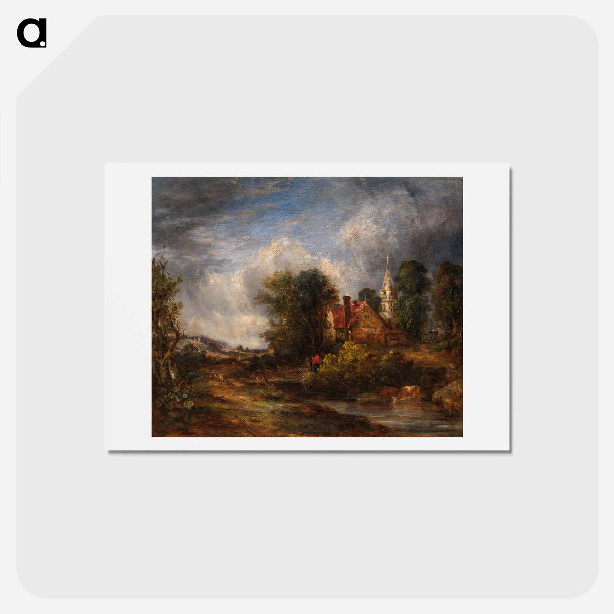 アートポストカード-The Valley Farm
- ジョン コンスタブル Postcard.