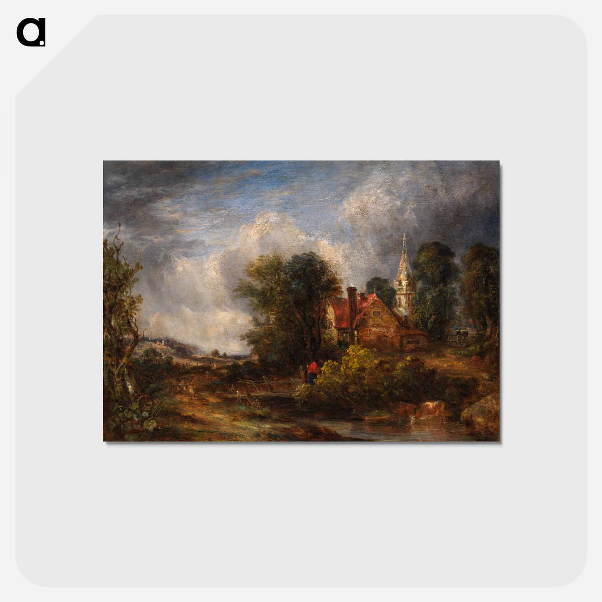 アートポストカード-The Valley Farm
- ジョン コンスタブル Postcard.