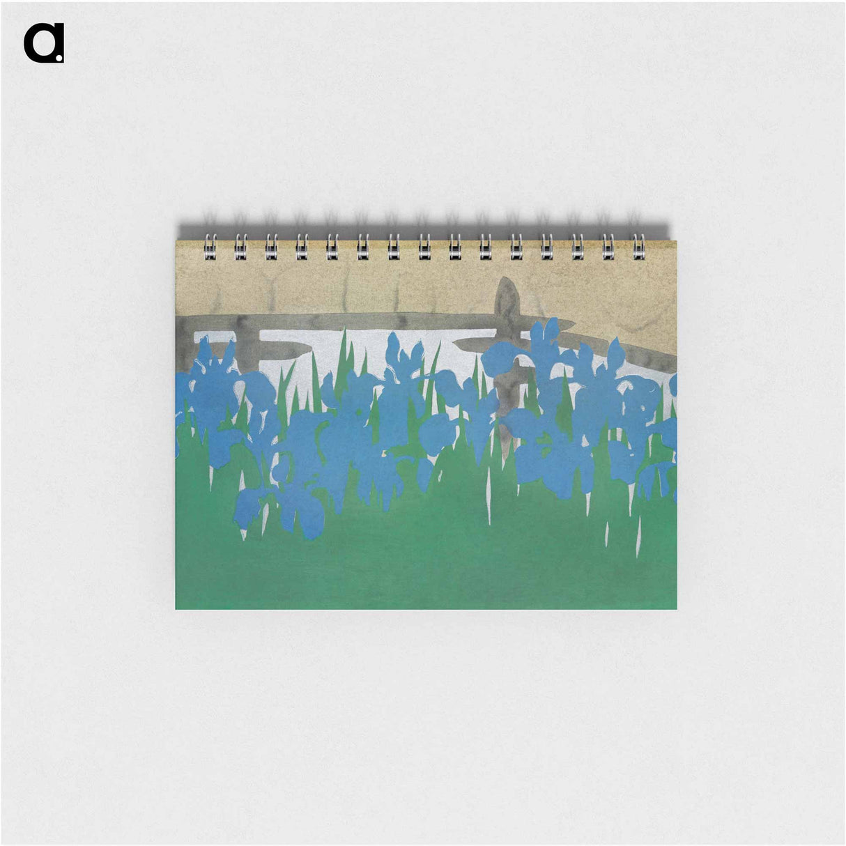 Irises from Momoyogusa–Flowers of a Hundred Generations - 神坂 雪佳 Memo.