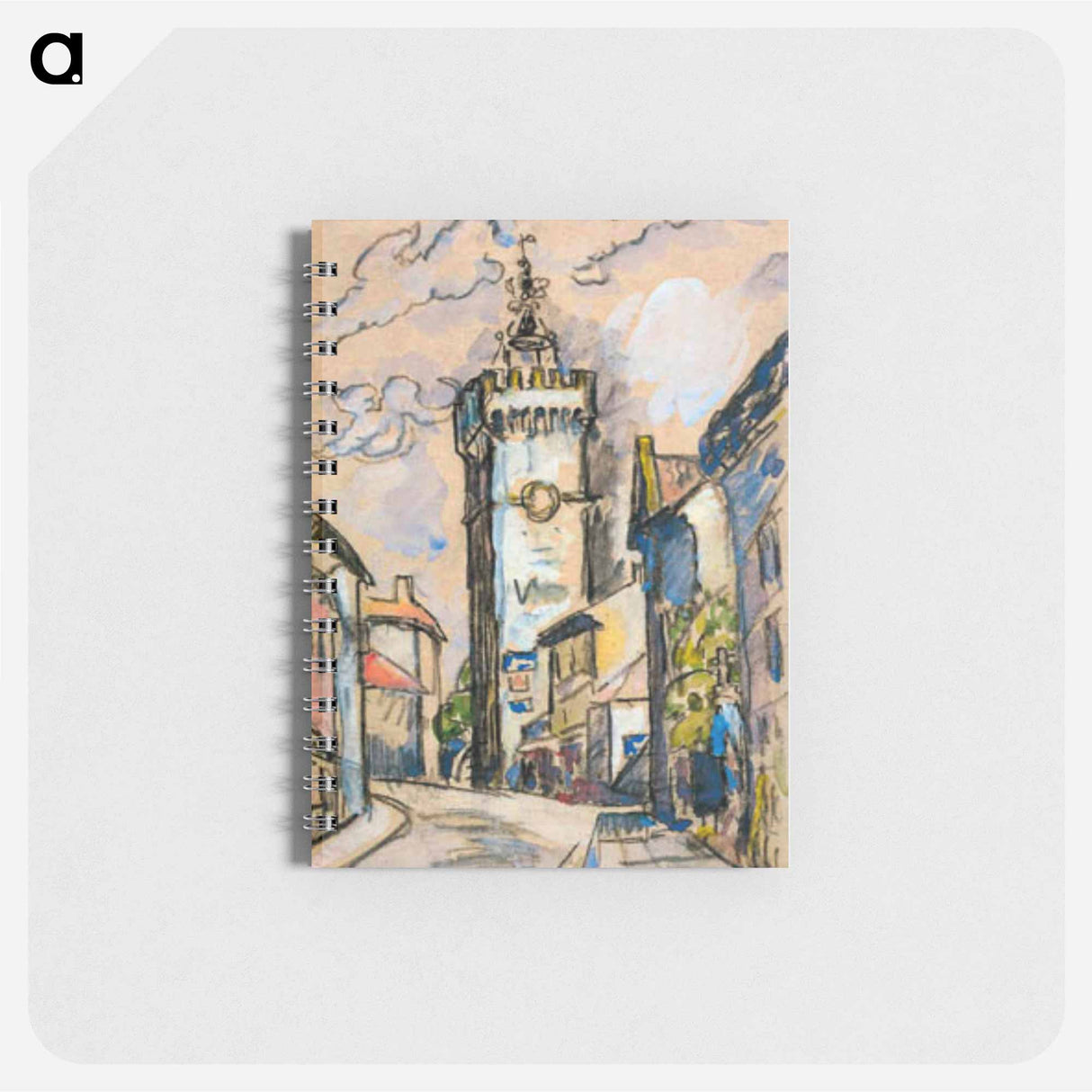 The bell tower in Viviers - ポール シニャック Memo.