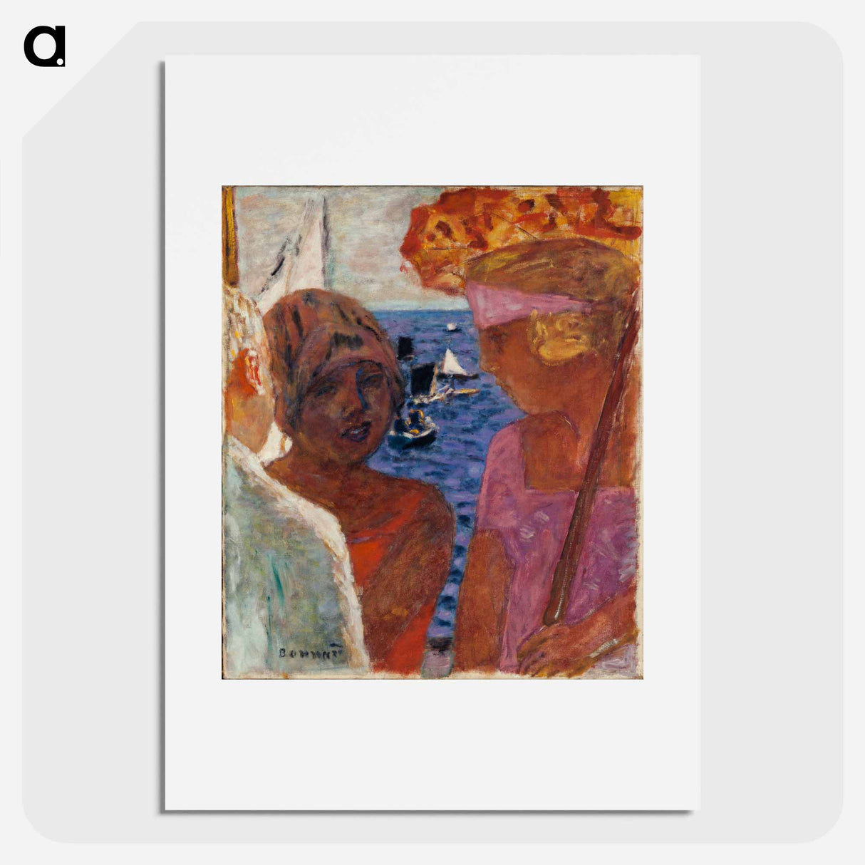 Conversation in Arcachon
- ピエール ボナール Poster.