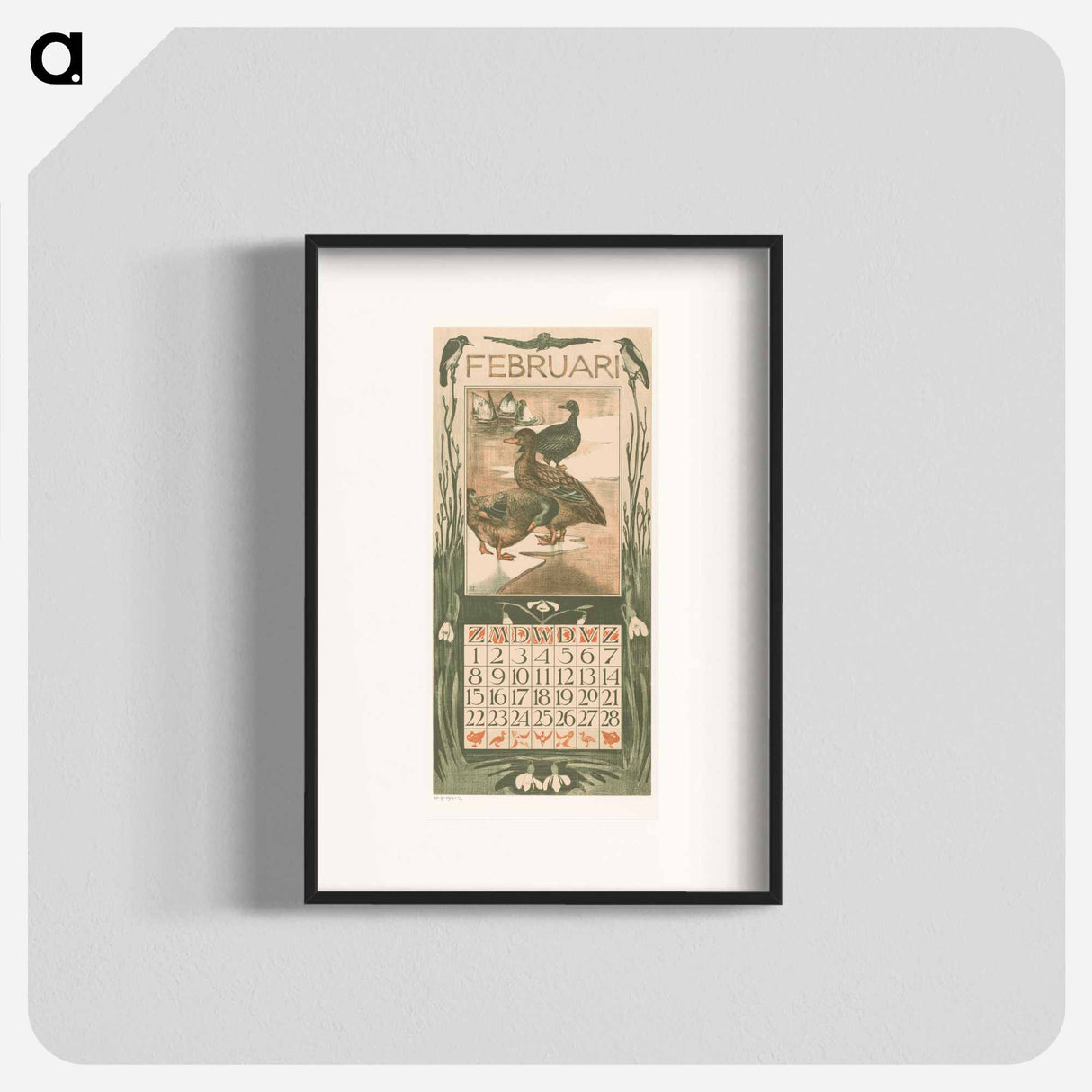 Calendar February meets Earden - Theo van Hoytema Poster.