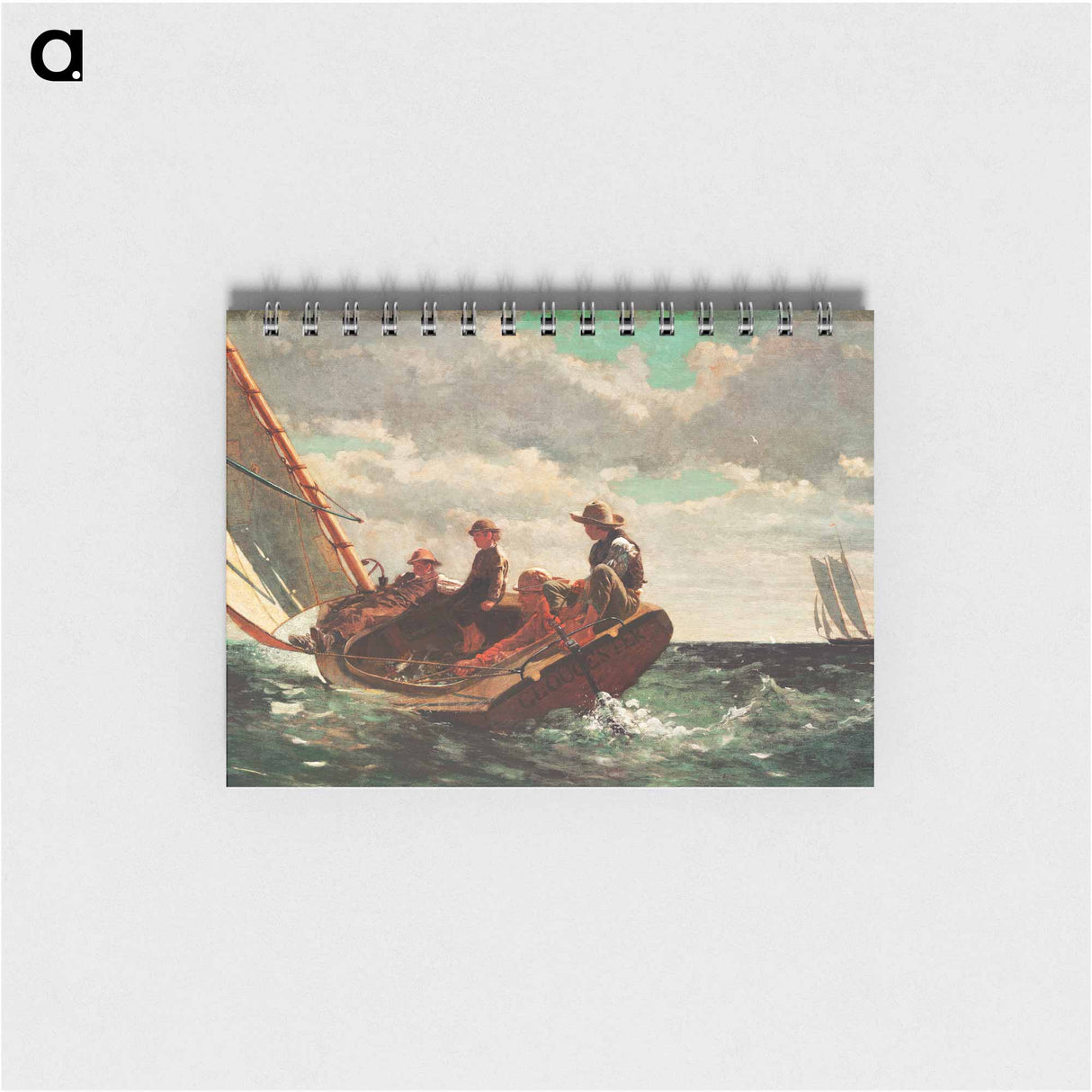 アートメモ帳-Breezing Up, A Fair Wind - ウィンスロー ホーマー Memo.