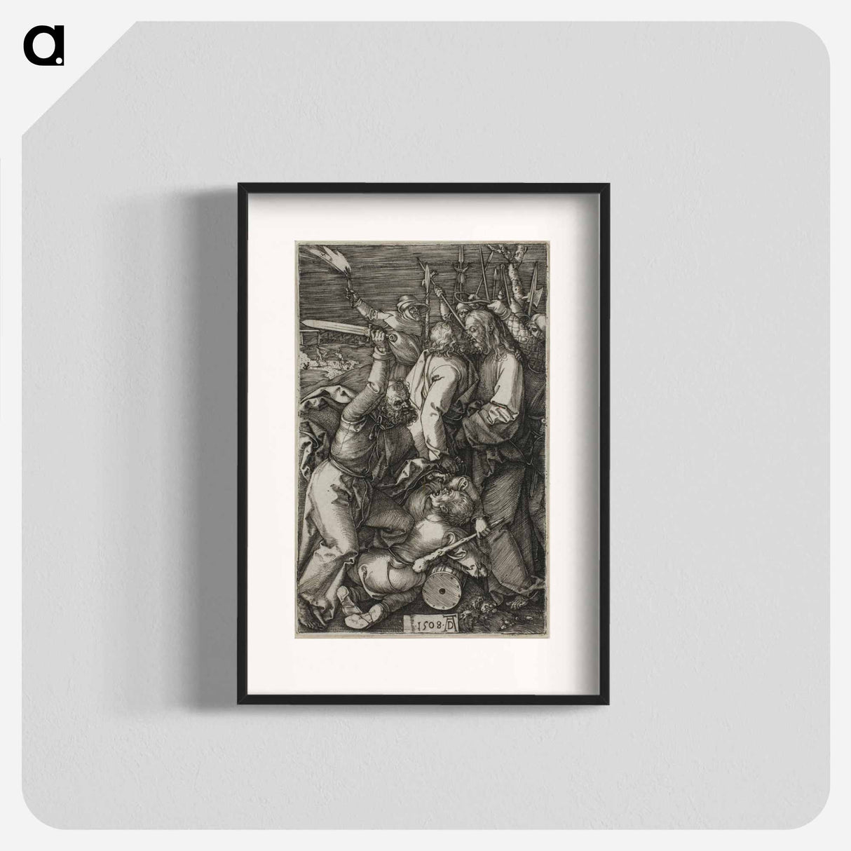 Betrayal of Christ - アルブレヒト デューラー Poster.