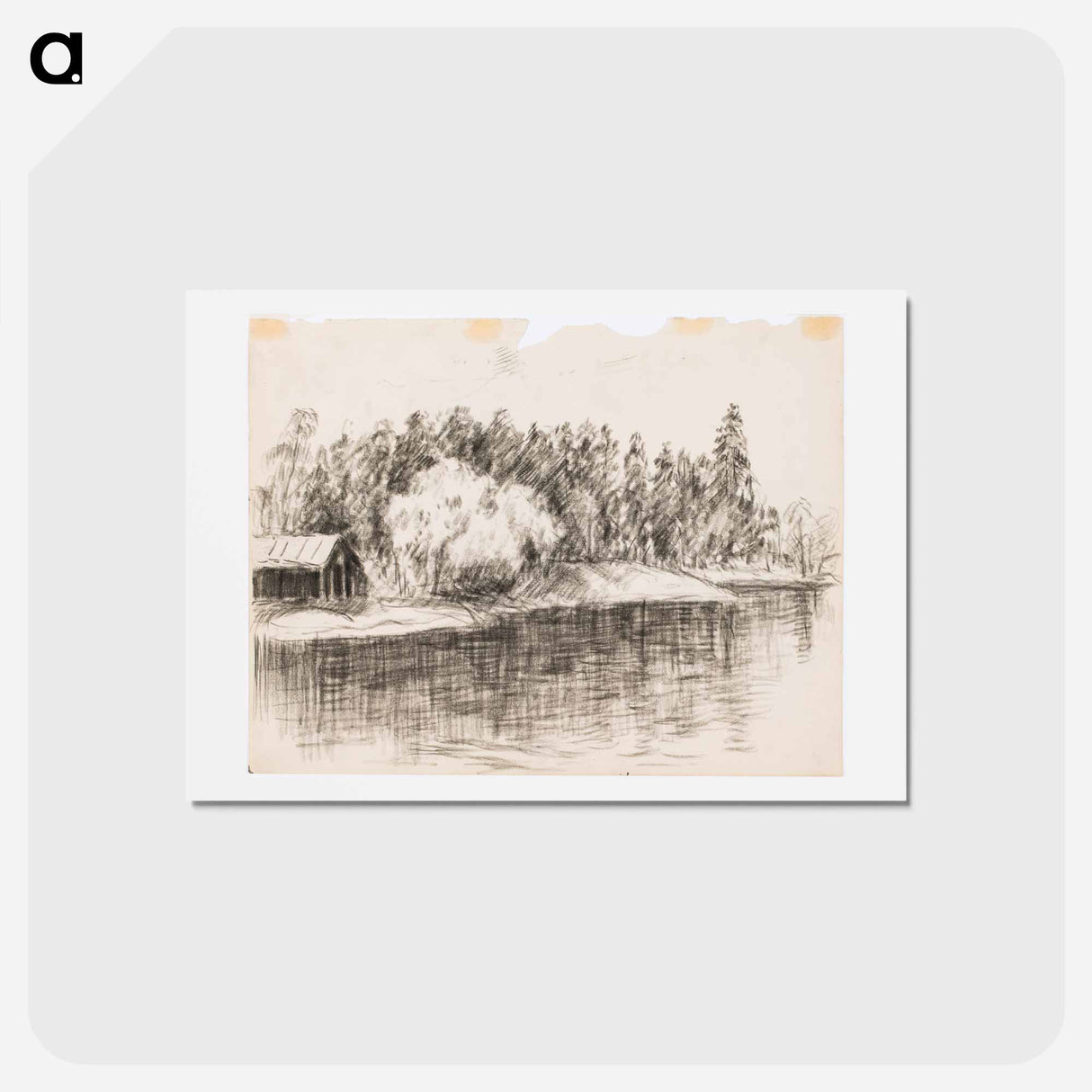 Rantamaisema - アルフレッド ウィリアム フィンチ Postcard.