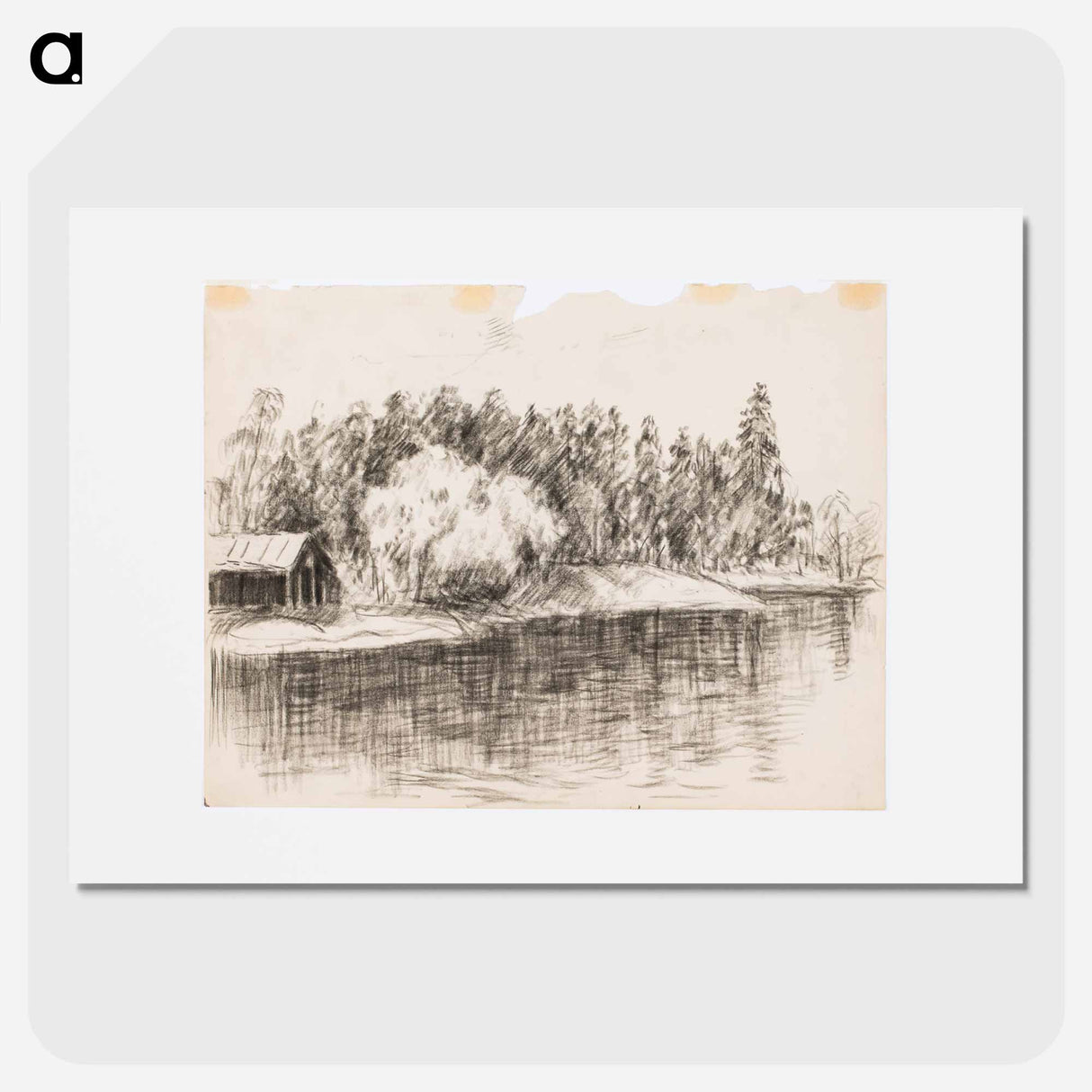 Rantamaisema - アルフレッド ウィリアム フィンチ Poster.