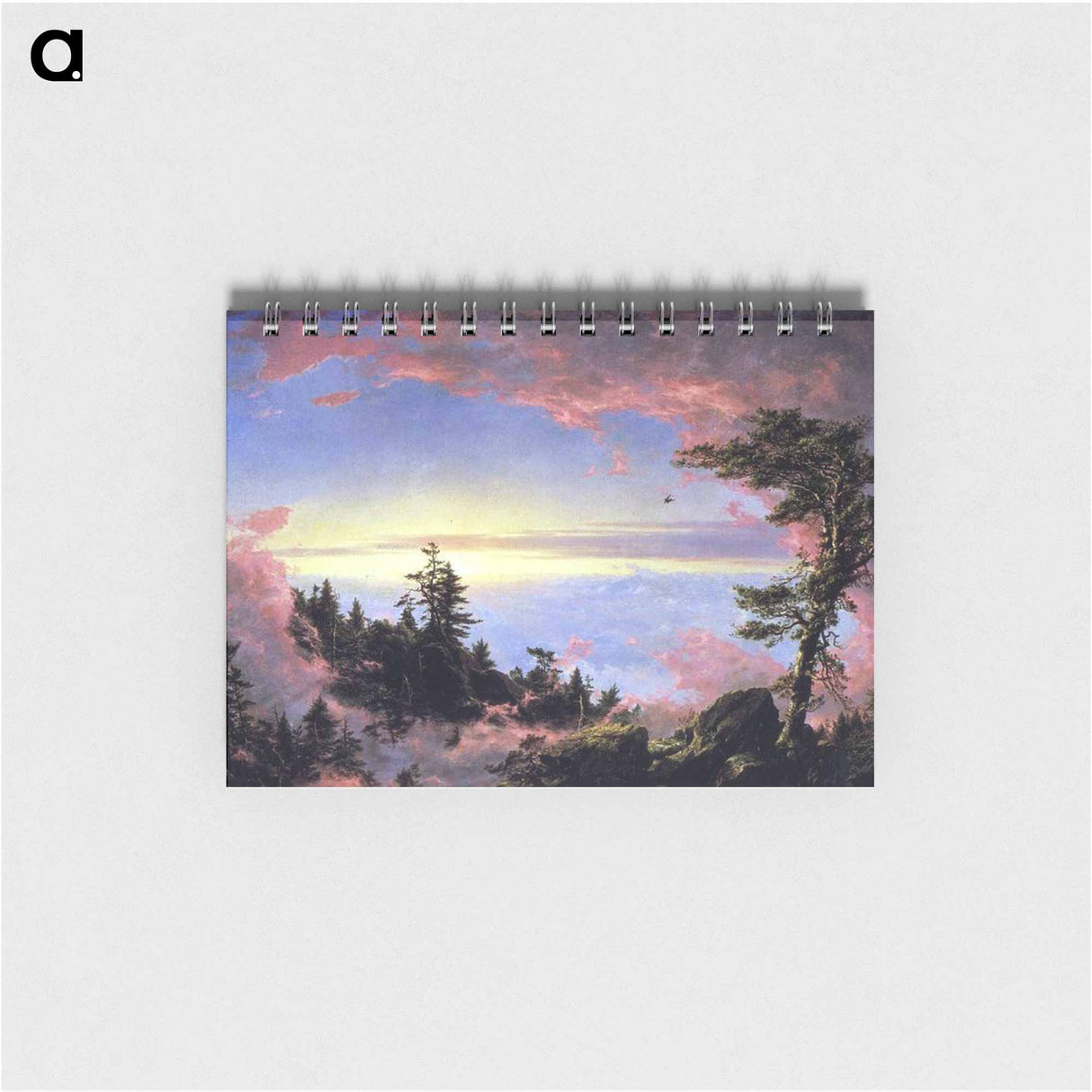 アートメモ帳-Above the Clouds at Sunrise - フレデリック エドウィン チャーチ Memo.