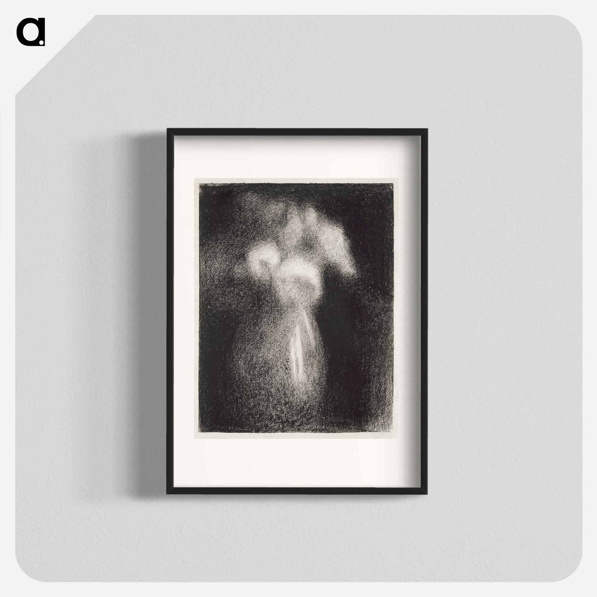 Roses in a Vase - ジョルジュ スーラ Poster.