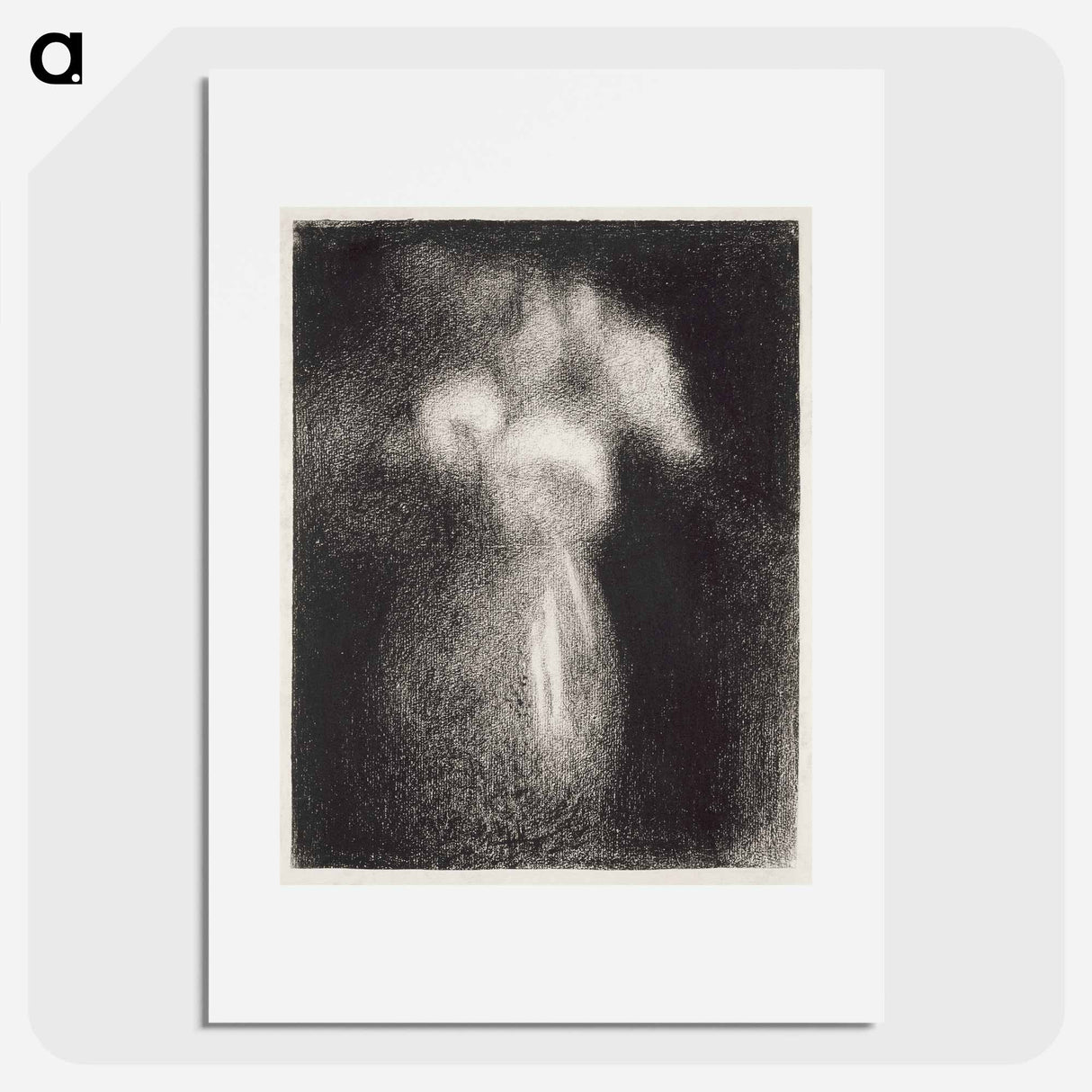 Roses in a Vase - ジョルジュ スーラ Poster.