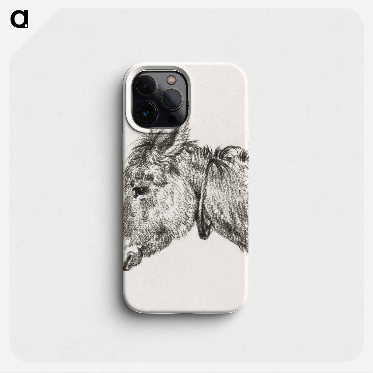 Head of a donkey - ジャン ベルナール Phone Case.
