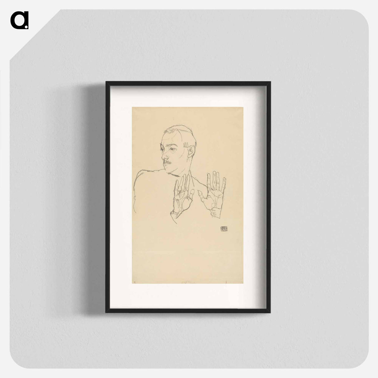 アートポスター-Arthur Roessler Portrait
- ウィーン博物館 Poster.