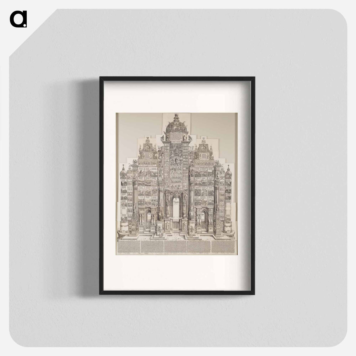 ARC TRIOMPHAL D'APRES ALBERT DURER - アルブレヒト デューラー Poster.