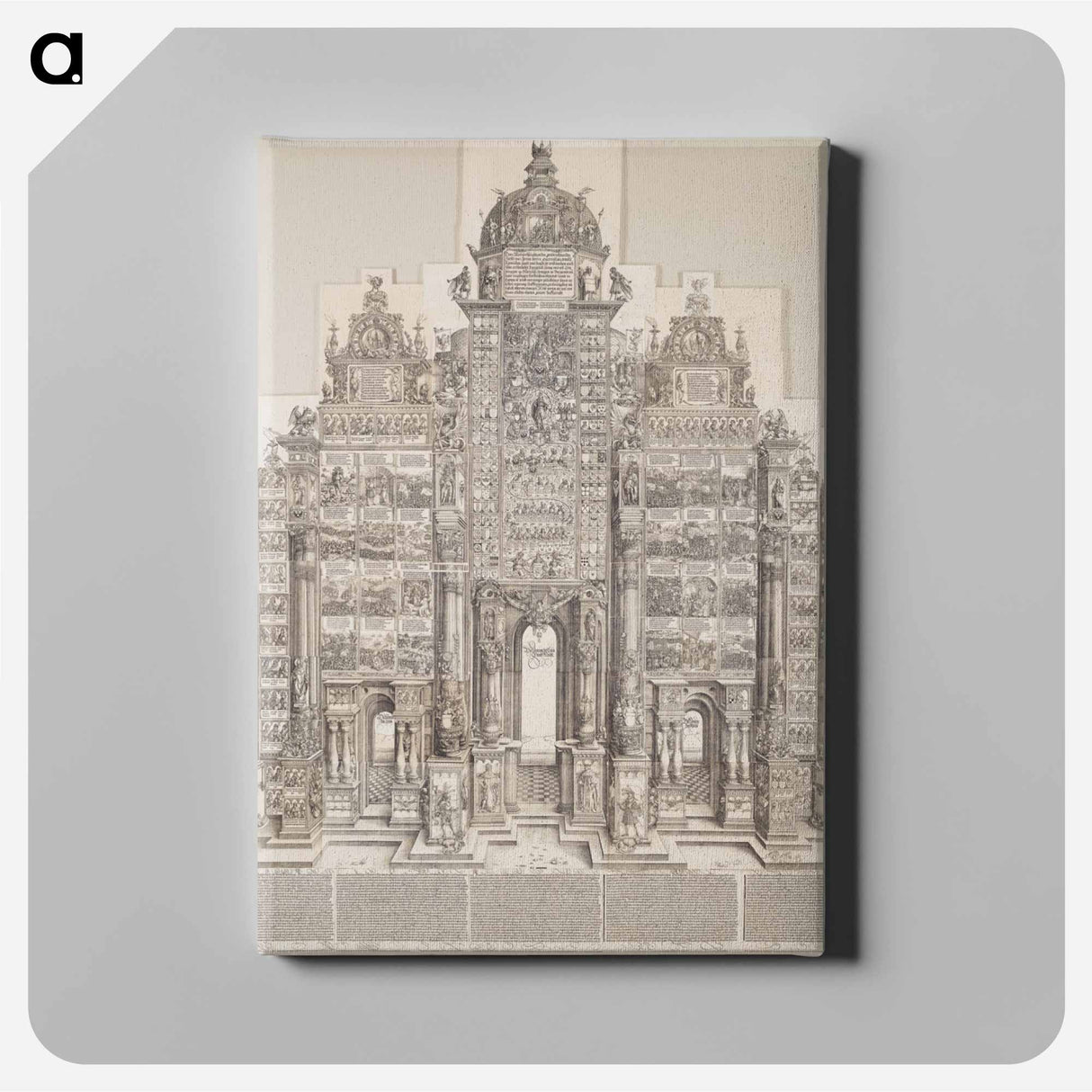 ARC TRIOMPHAL D'APRES ALBERT DURER - アルブレヒト デューラー Canvas.