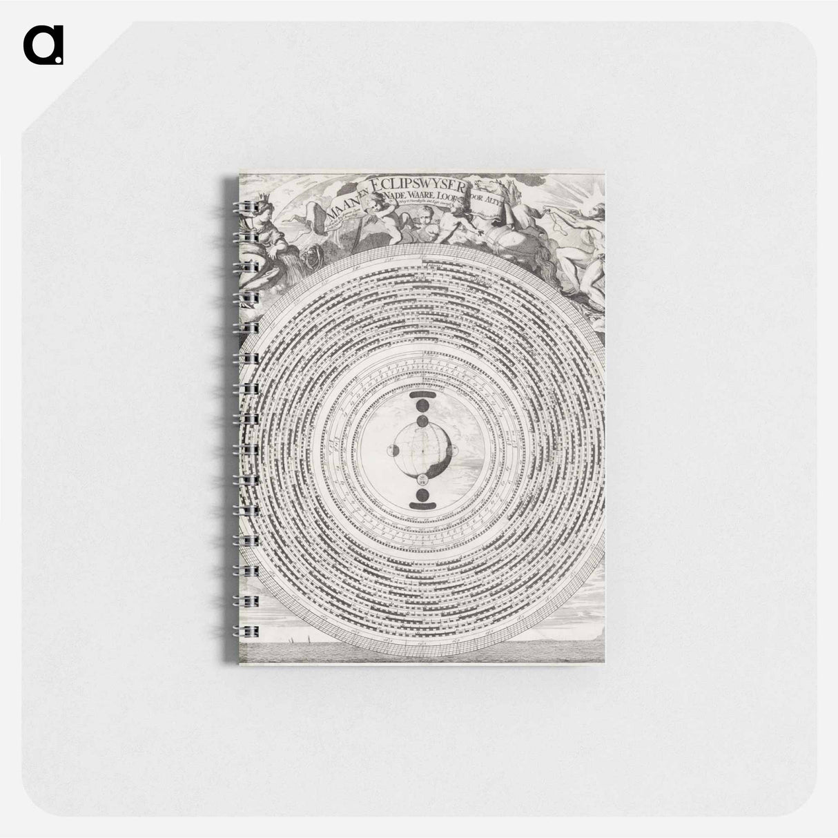 Maan en Eclipswyzer - アンティーク地図 Memo.