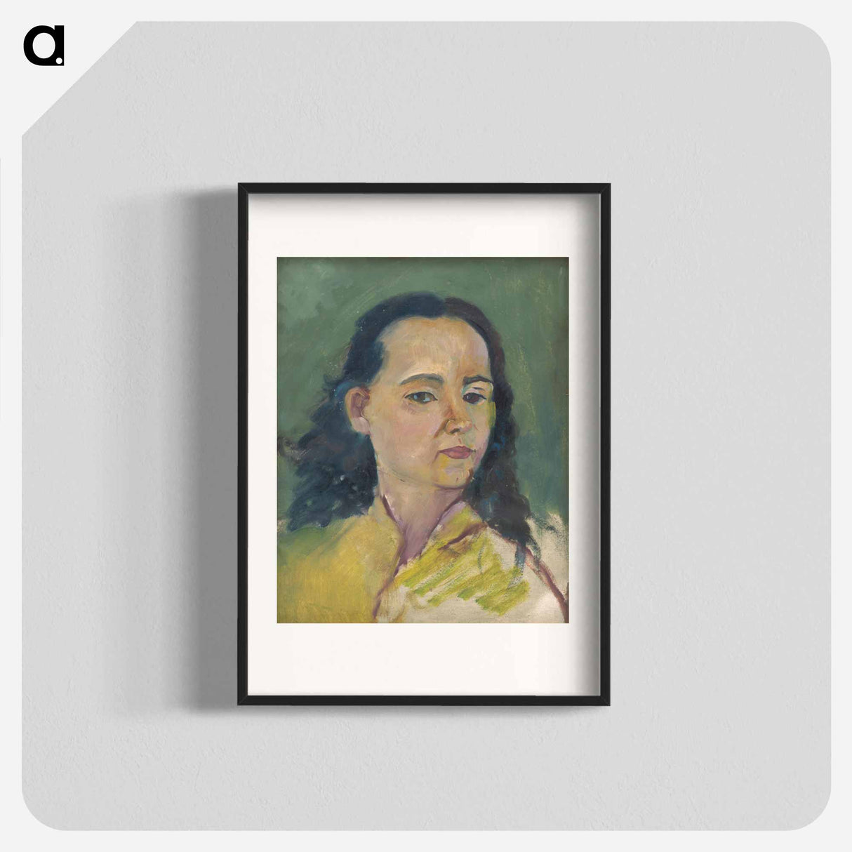 Portrait of a woman - アーノルド ピーター ワイズ クビンチャン Poster.