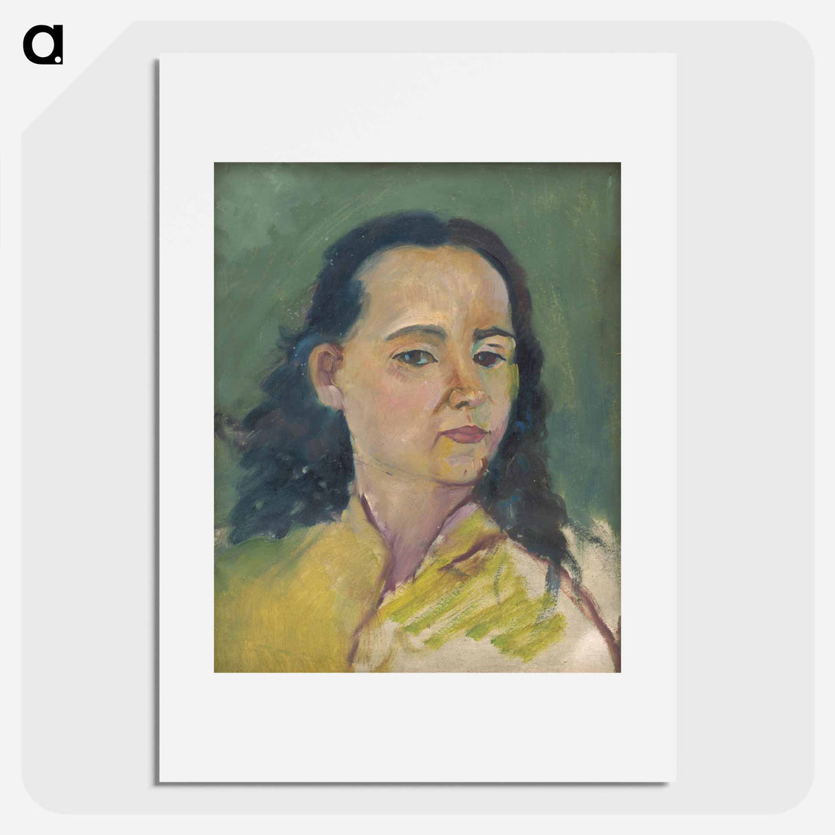 Portrait of a woman - アーノルド ピーター ワイズ クビンチャン Poster.