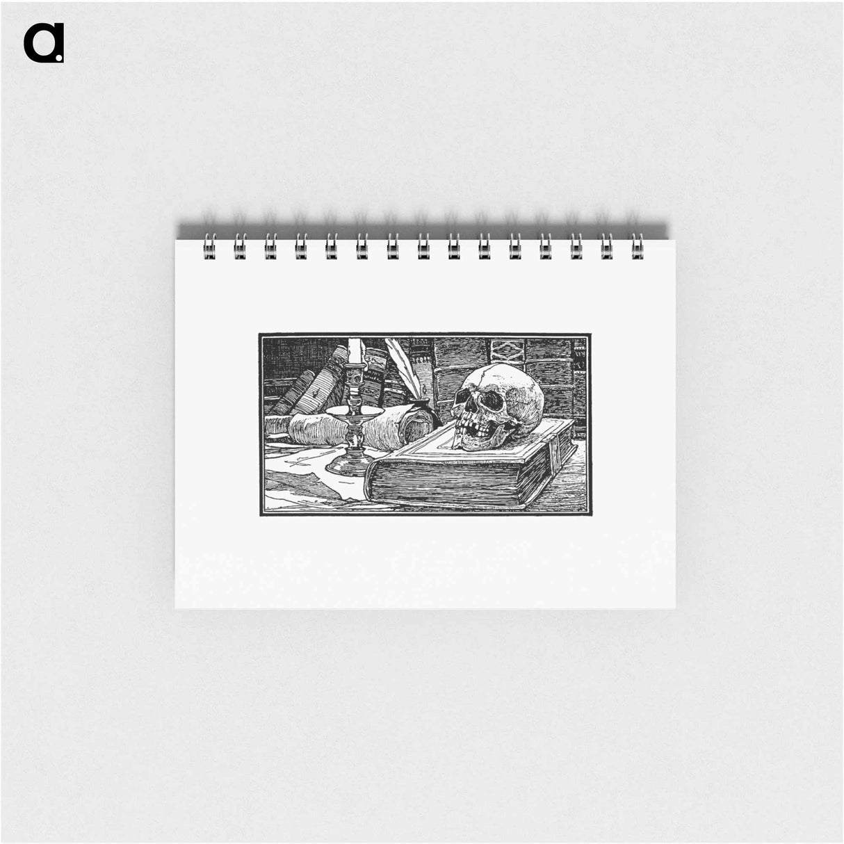 アートメモ帳-Skull and Books
- 大英図書館 Memo.