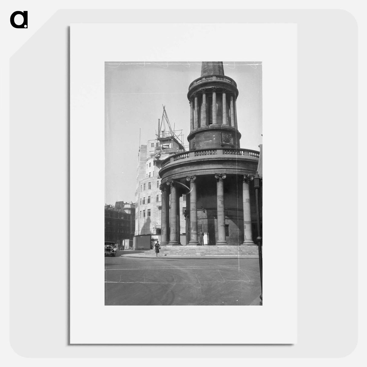 Clock tower, London - エリック リー ジョンソン Poster.