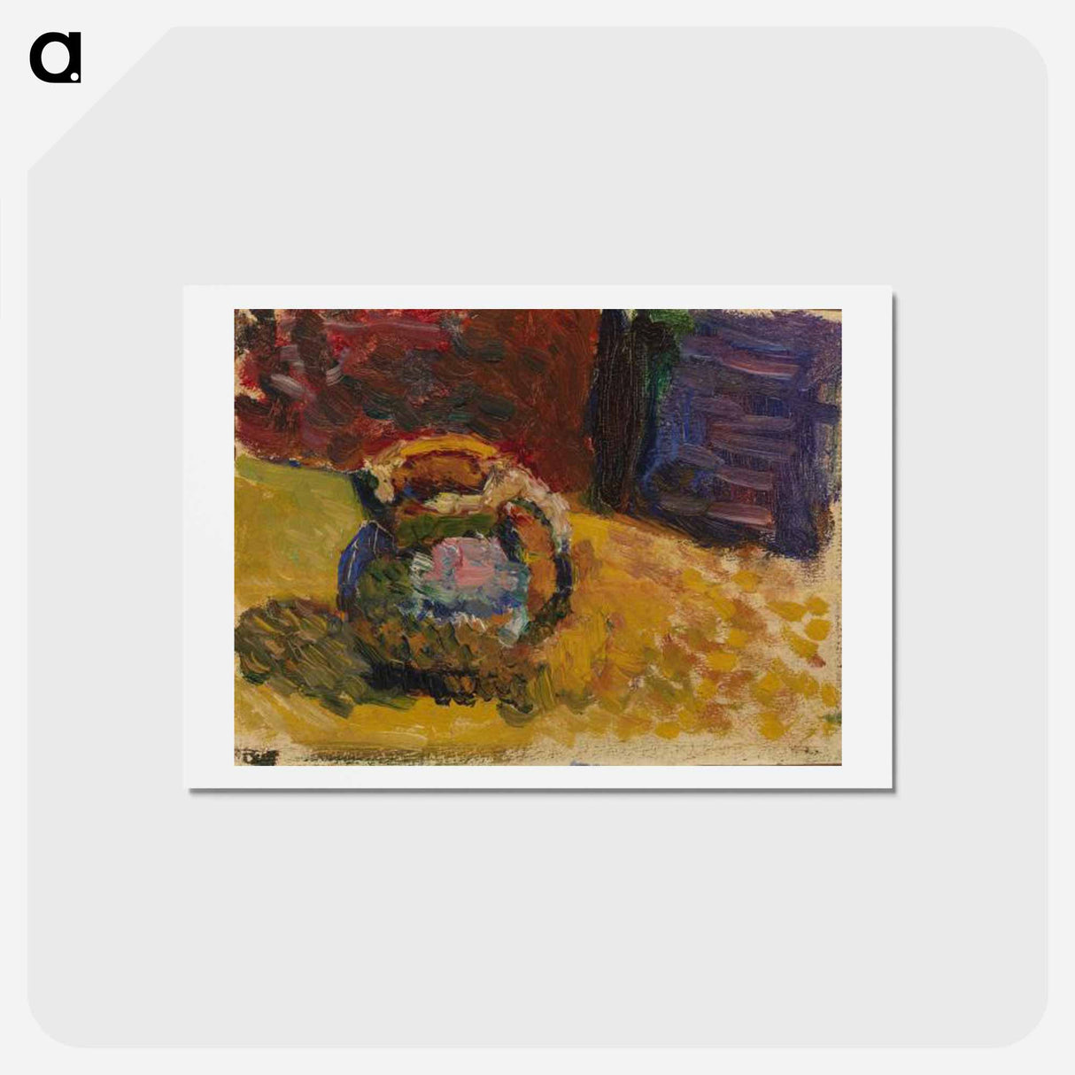 アートポストカード-Small Jar - アンリ マティス Postcard.