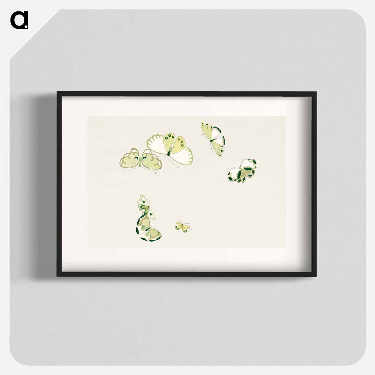 One Thousand Butterflies - 神坂 雪佳 Poster.