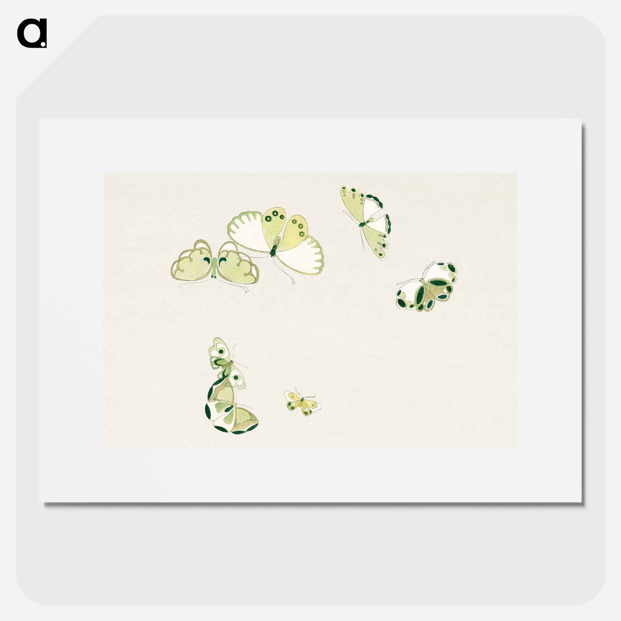 One Thousand Butterflies - 神坂 雪佳 Poster.