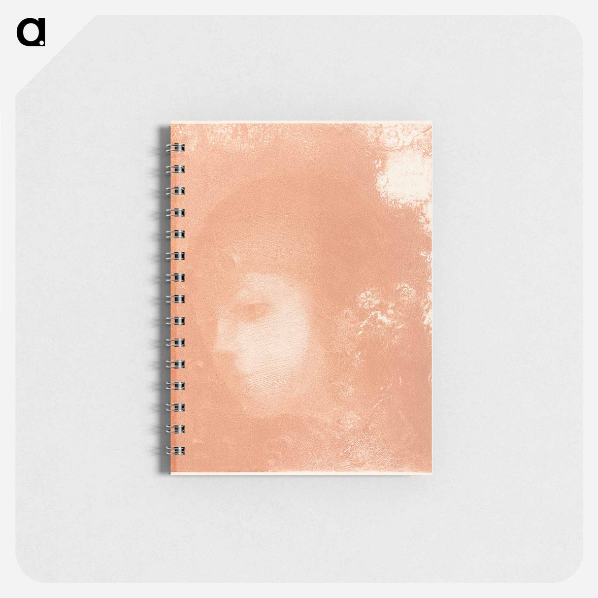 Head of a Child with Flowers - オディロン ルドン Memo.