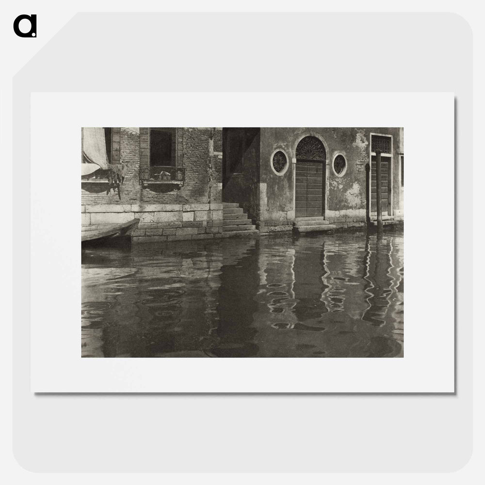 Reflections—Venice - アルフレッド スティーグリッツ Poster.