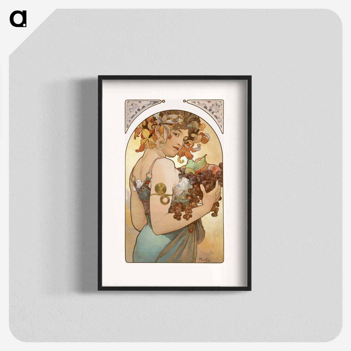 Fruit - アルフォンス ミュシャ Poster.