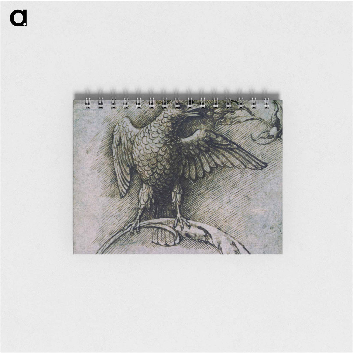 アートメモ帳-Bird on a branch - アンドレア マンテーニャ Memo.