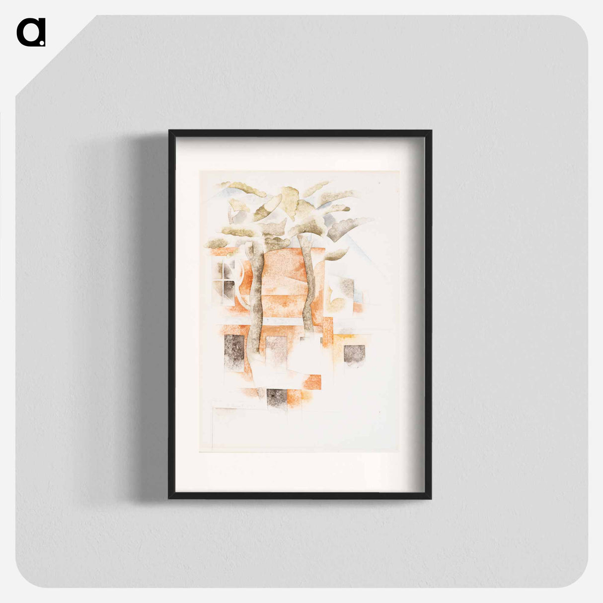 Bermuda: Houses Seen Through Trees - チャールズ デムス Poster.