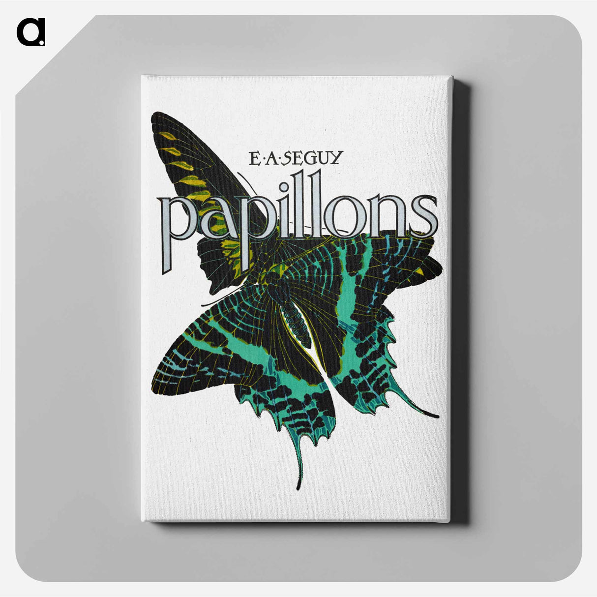 Papillons - E.A.セギー Canvas.