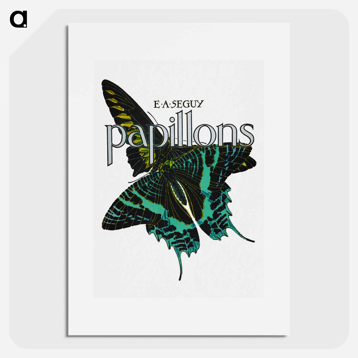 Papillons - E.A.セギー Poster.