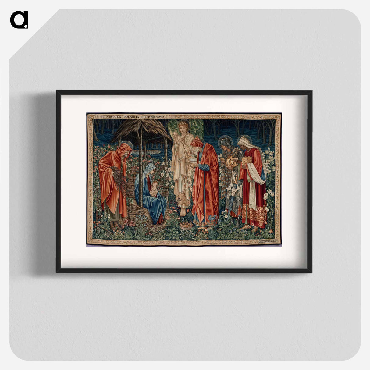 Adoration of the Magi - エドワード バーン ジョーンズ Poster.