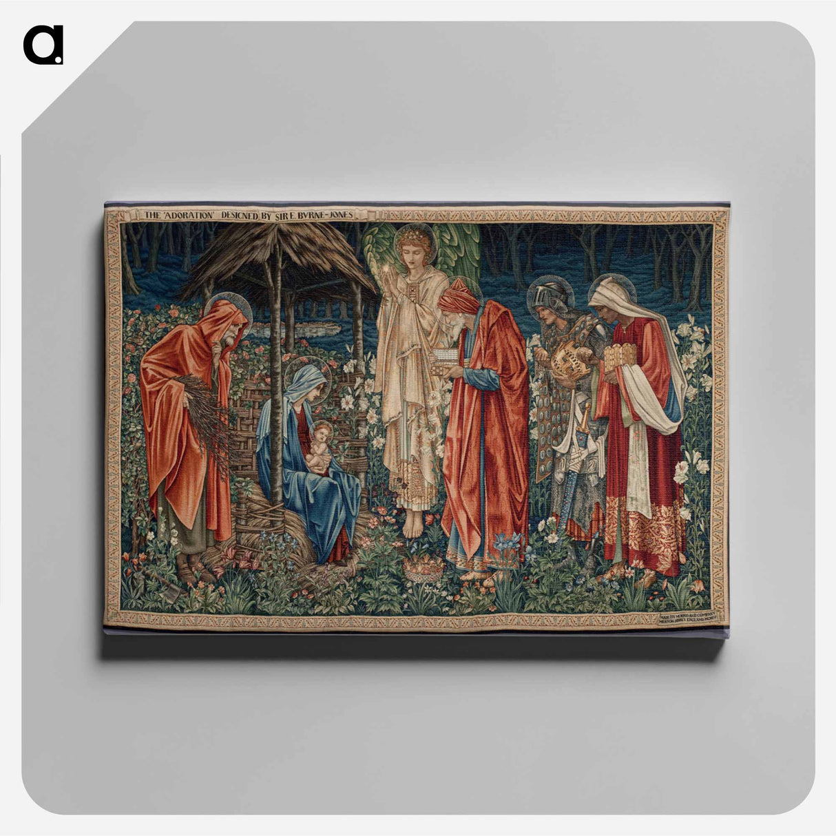 Adoration of the Magi - エドワード バーン ジョーンズ Canvas.