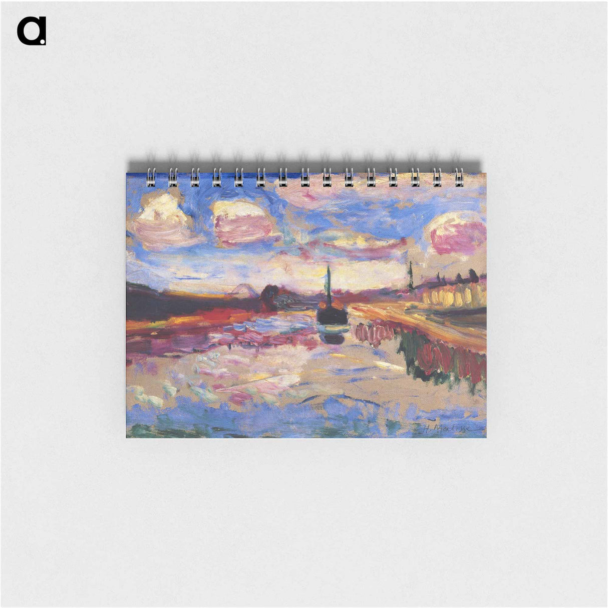 アートメモ帳-Canal Du Midi - アンリ マティス Memo.