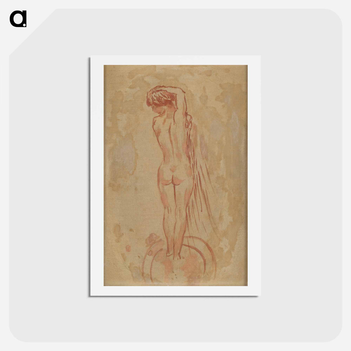 アートポストカード-Back Nude
- ピエール ボナール Postcard.