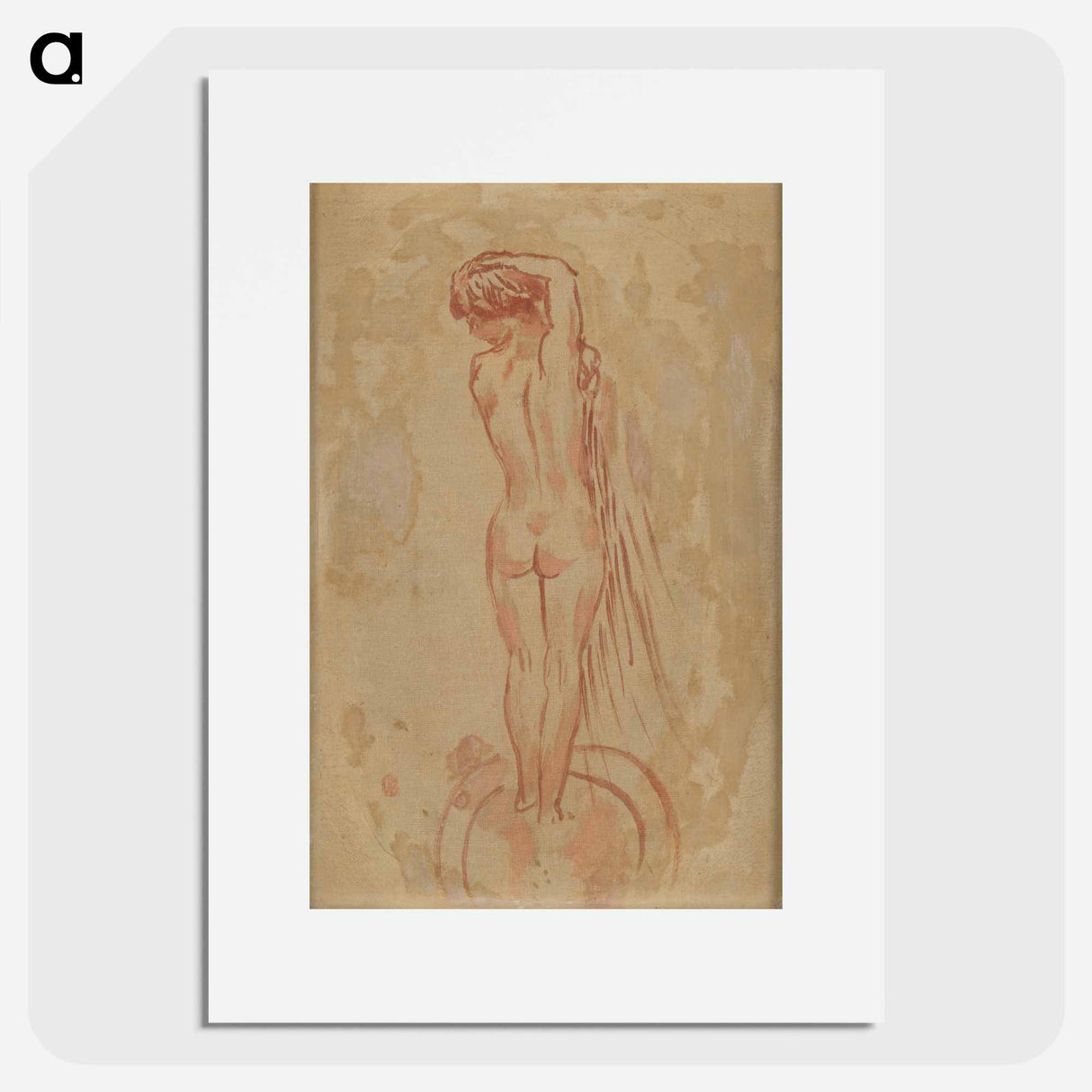 Back Nude
- ピエール ボナール Poster.
