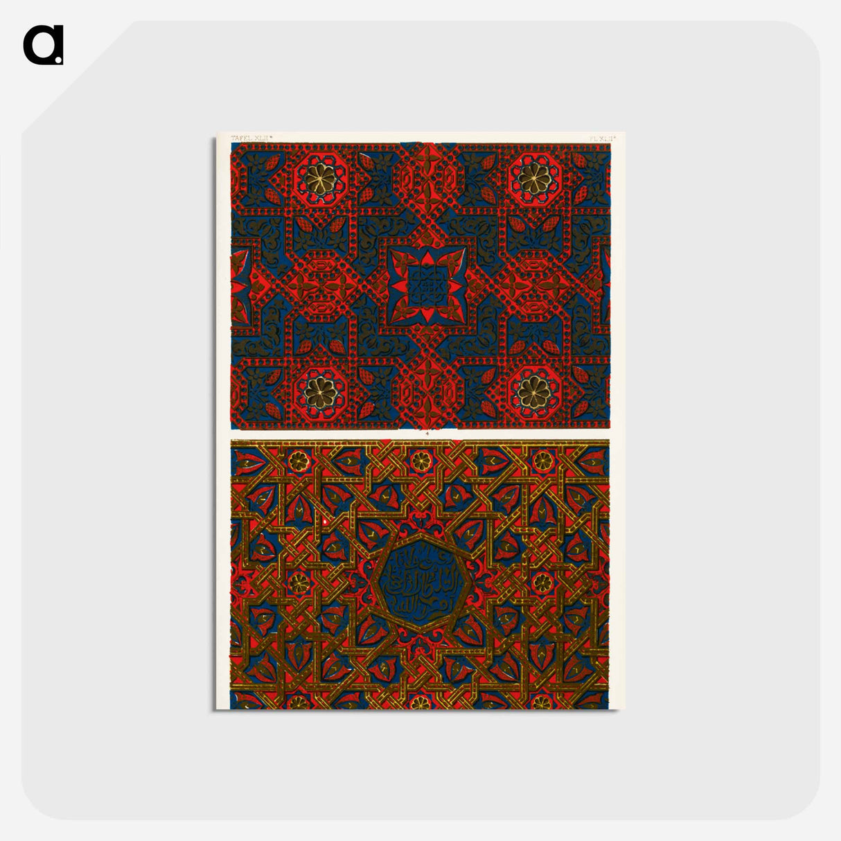 アートポストカード-Nineteenth-Century Ornamental Pattern
- 装飾の文法 Postcard.