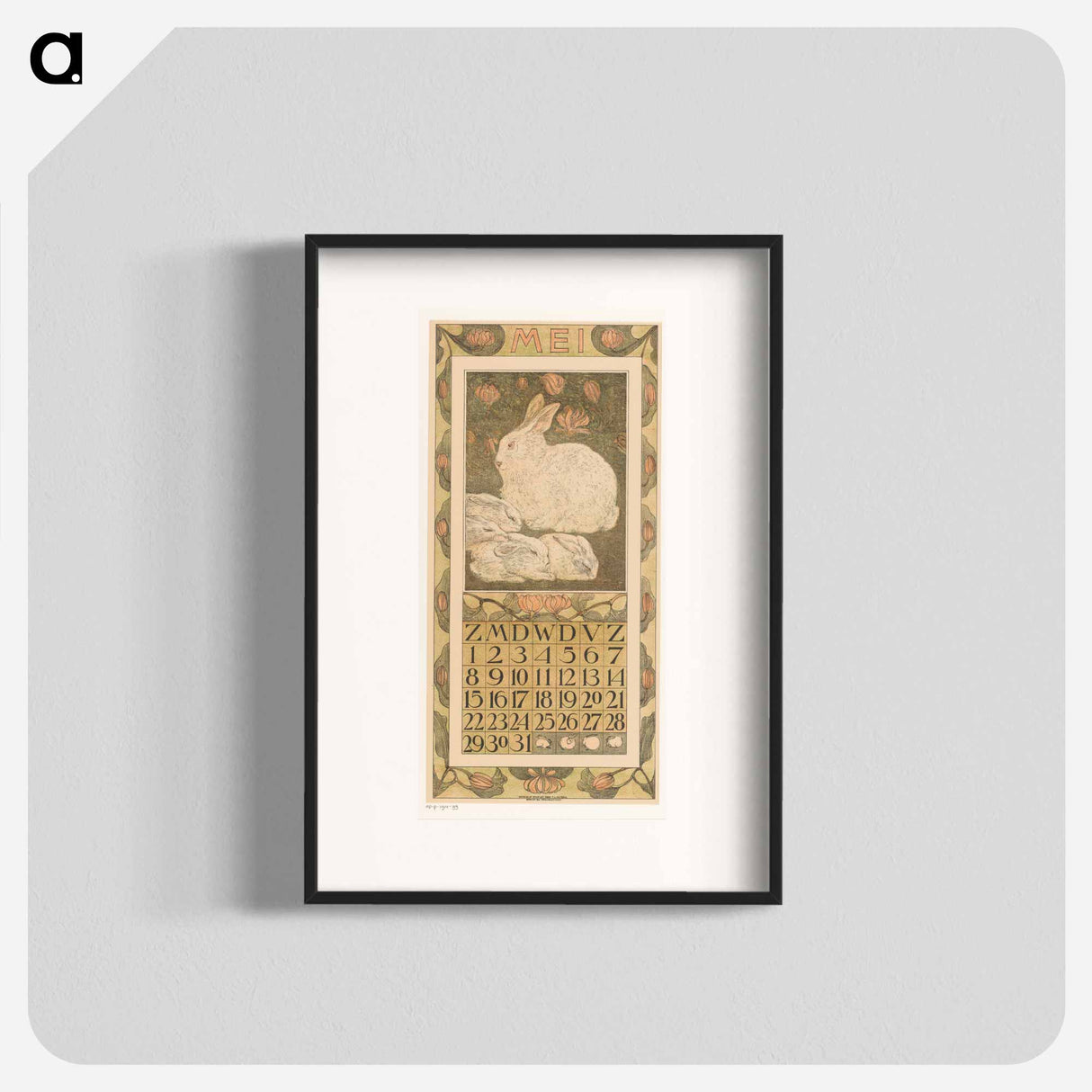 Calendar with me by Theo van Hoytema - Theo van Hoytema Poster.