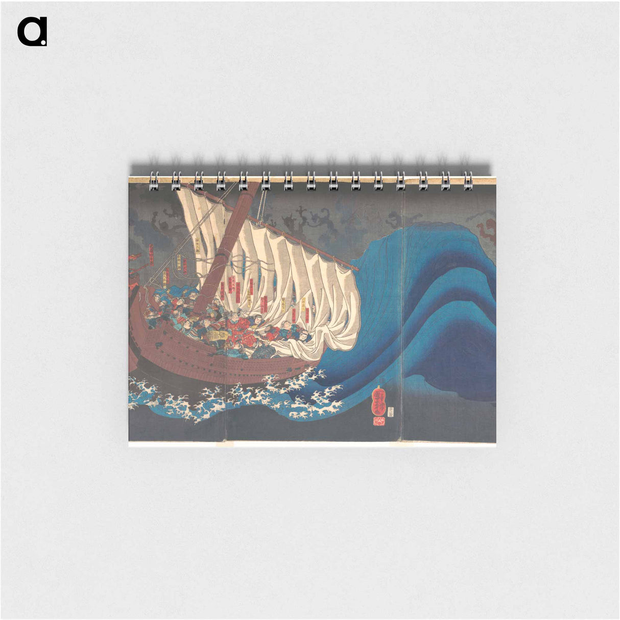 Ghosts of the Taira at Daimotsu Bay - 歌川 国芳 Memo.