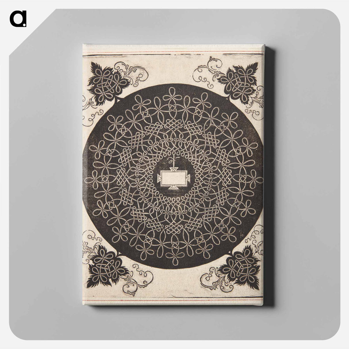 Knob with rectangular center - アルブレヒト デューラー Canvas.