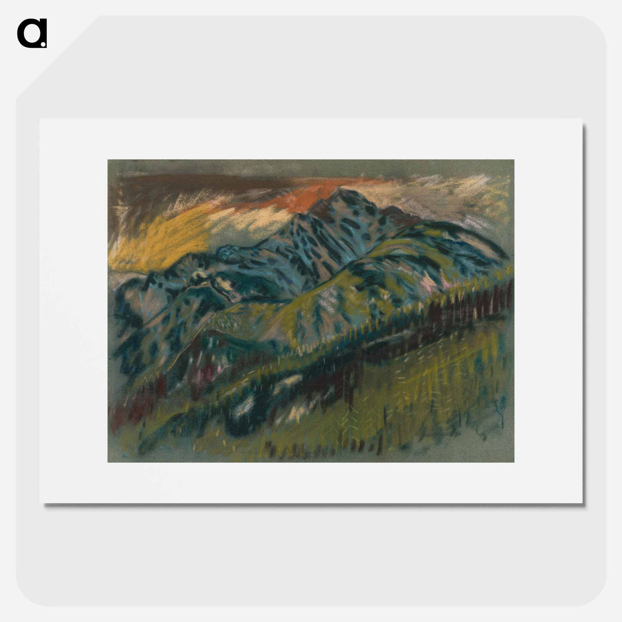 The roháče mountains - アーノルド ピーター ワイズ クビンチャン Poster.