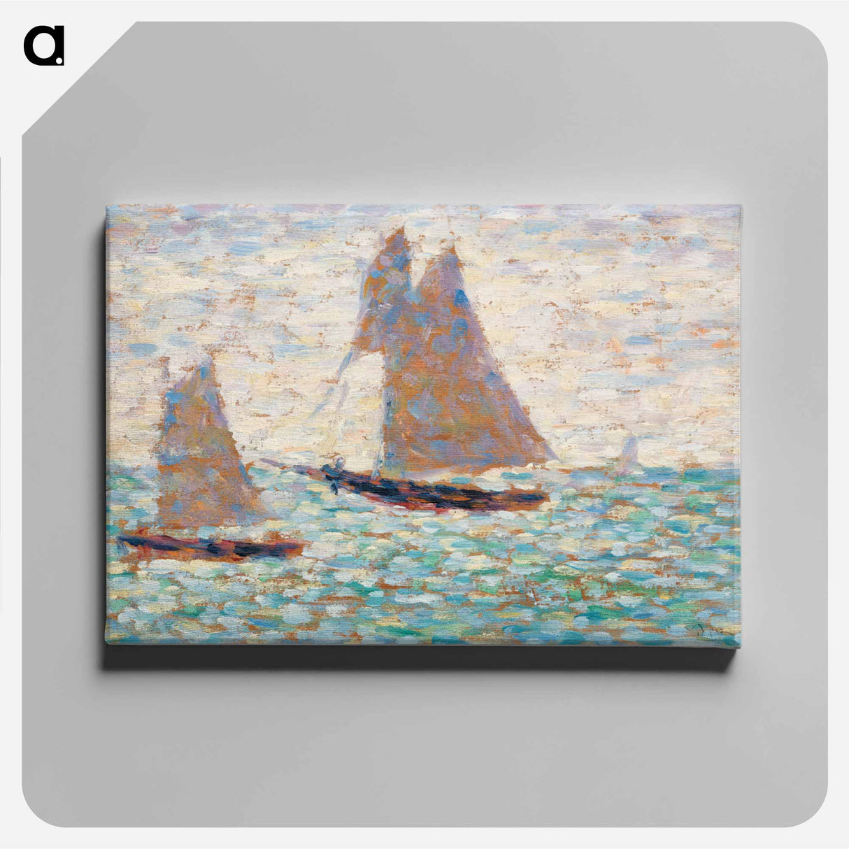 アートパネル-Two Sailboats at Grandcamp
- バーンズ・コレクション Canvas.