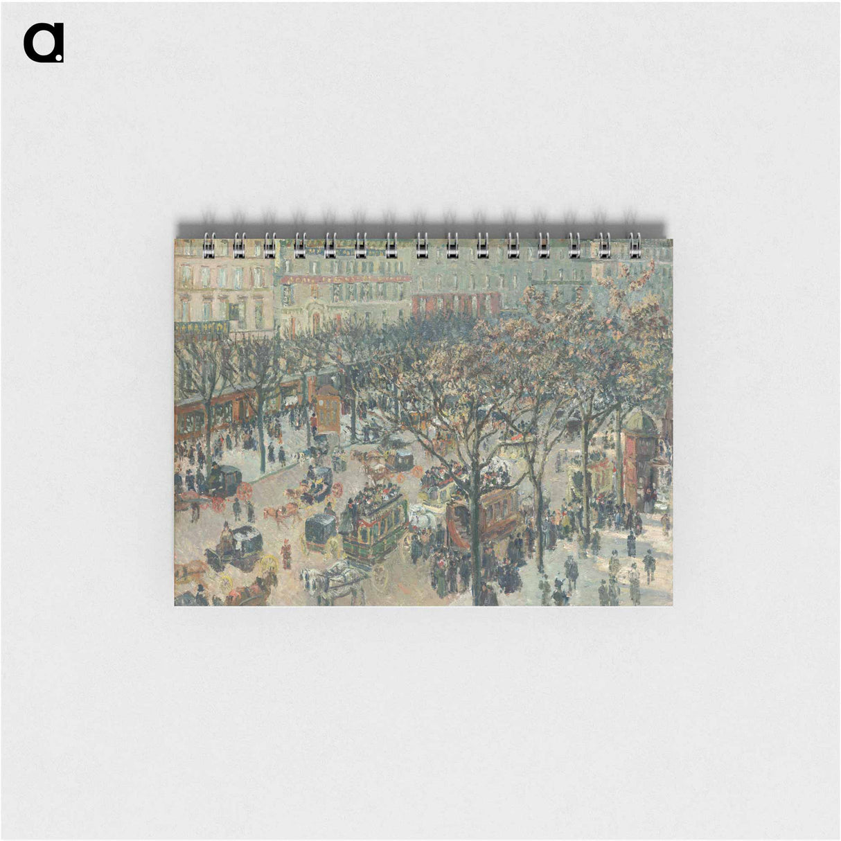 Boulevard des Italiens, Morning, Sunlight - カミーユ ピサロ Memo.