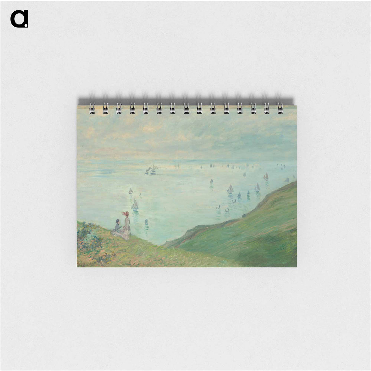 Claude Monet's Cliffs at Pourville - クロード モネ Memo.