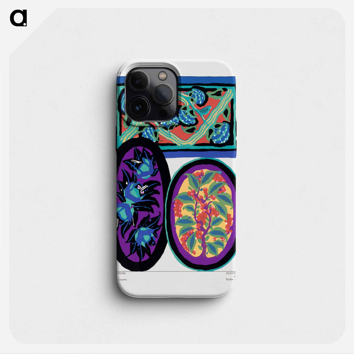 Suggestions pour étoffes et tapis: 60 motifs en couleur - E.A.セギー Phone Case.